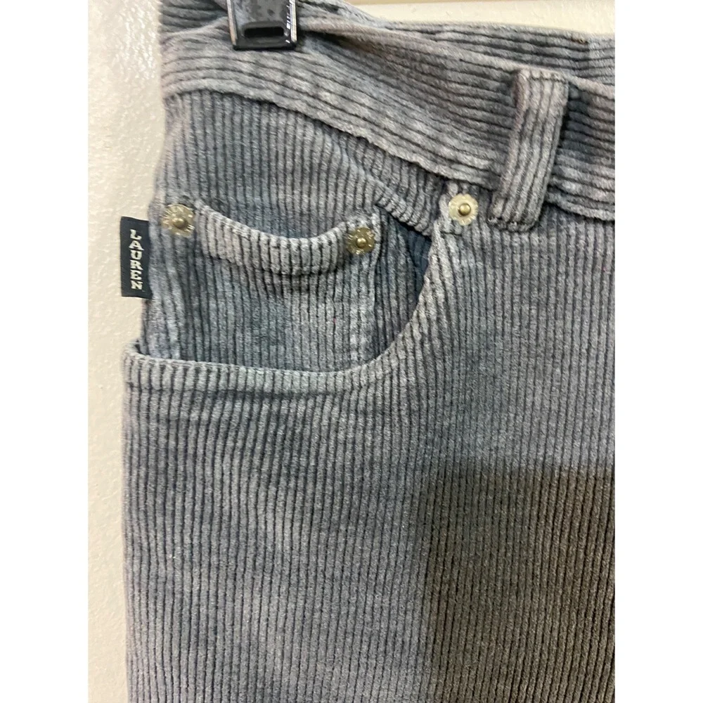 Vintage 90s Ralph Lauren Pants Women’s Corduroy Classic pants - Picture 2 of 8